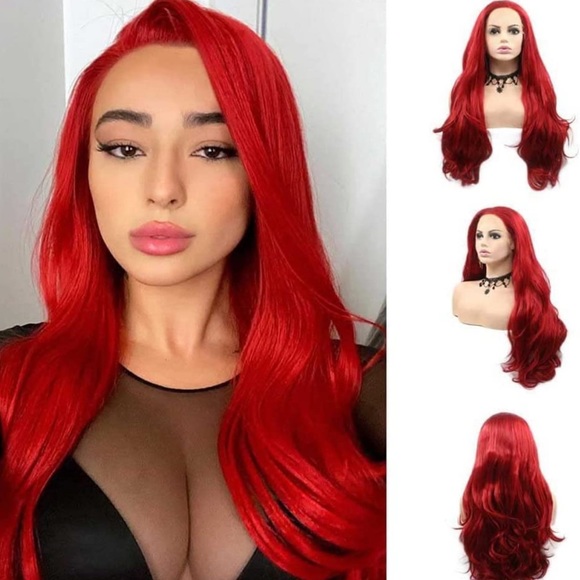 NACEI - 22” RED BODY WAVYLACE FRONT WIG *NEW*
